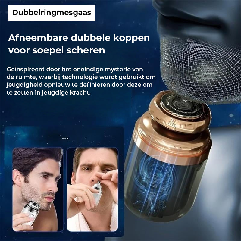 Mini draagbaar elektrisch scheerapparaat
