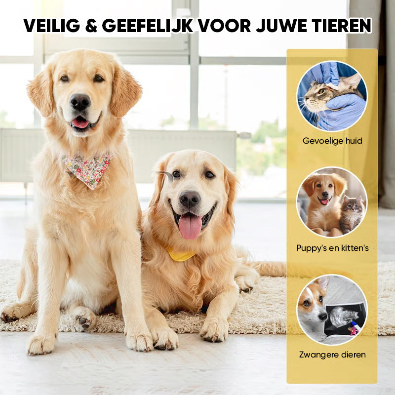 Spray voor de behandeling van de huid van huisdieren