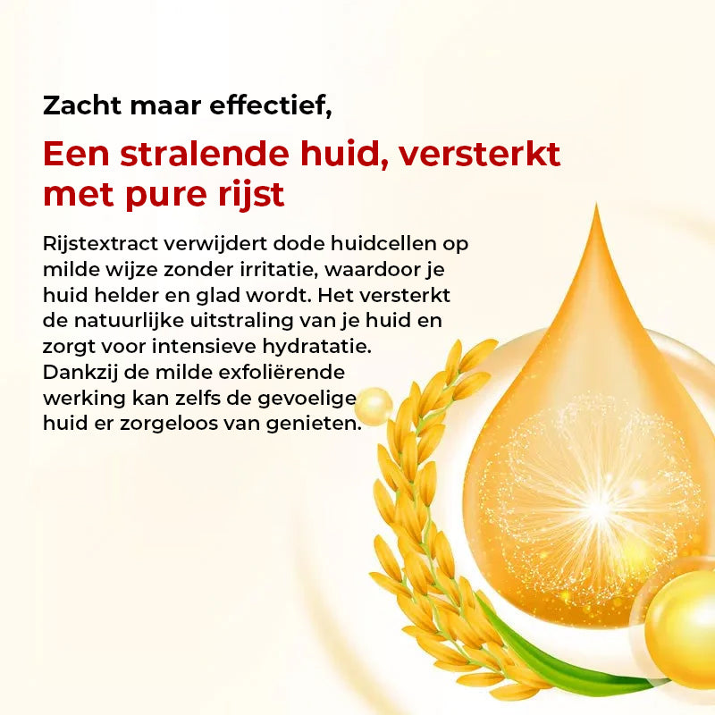 Zachte exfoliërende ampul – zwarte rijst