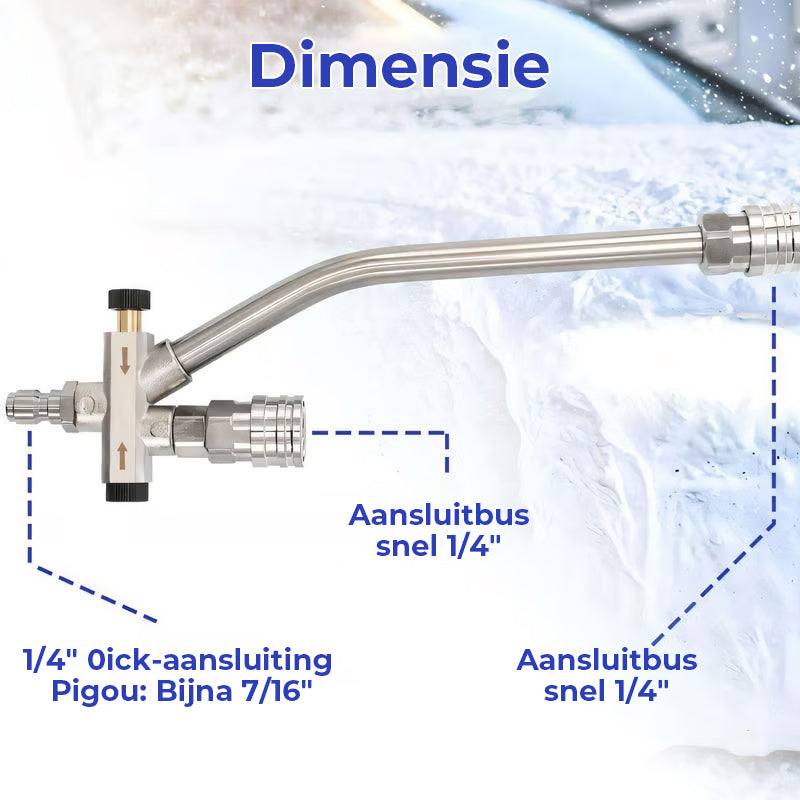 Schuimkanon Dubbele Connector Accessoire