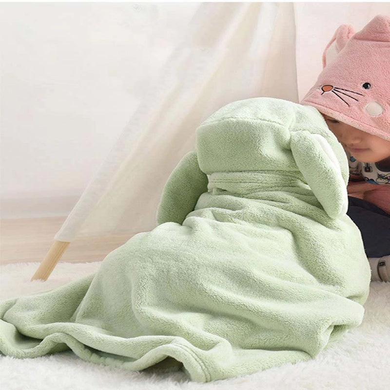 Serviette de bain à capuche pour bébé