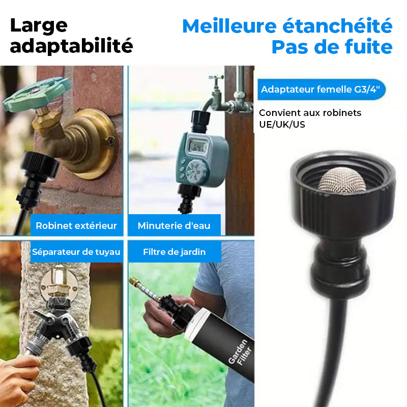 Kit d'irrigation goutte à goutte pour jardin