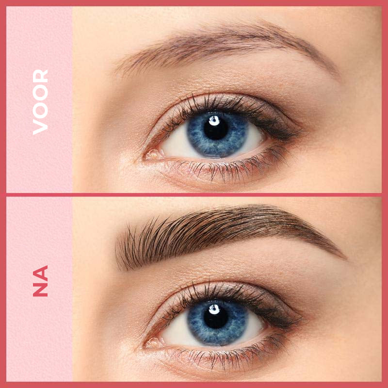 2-in-1 Dual-Ended Wenkbrauwpotlood met Micro-Vork-Tip Applicator en Precieze Borstel-Tip