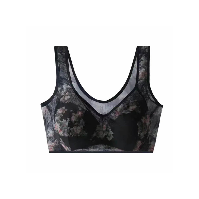 Soutien-gorge confortable en dentelle sans boutons