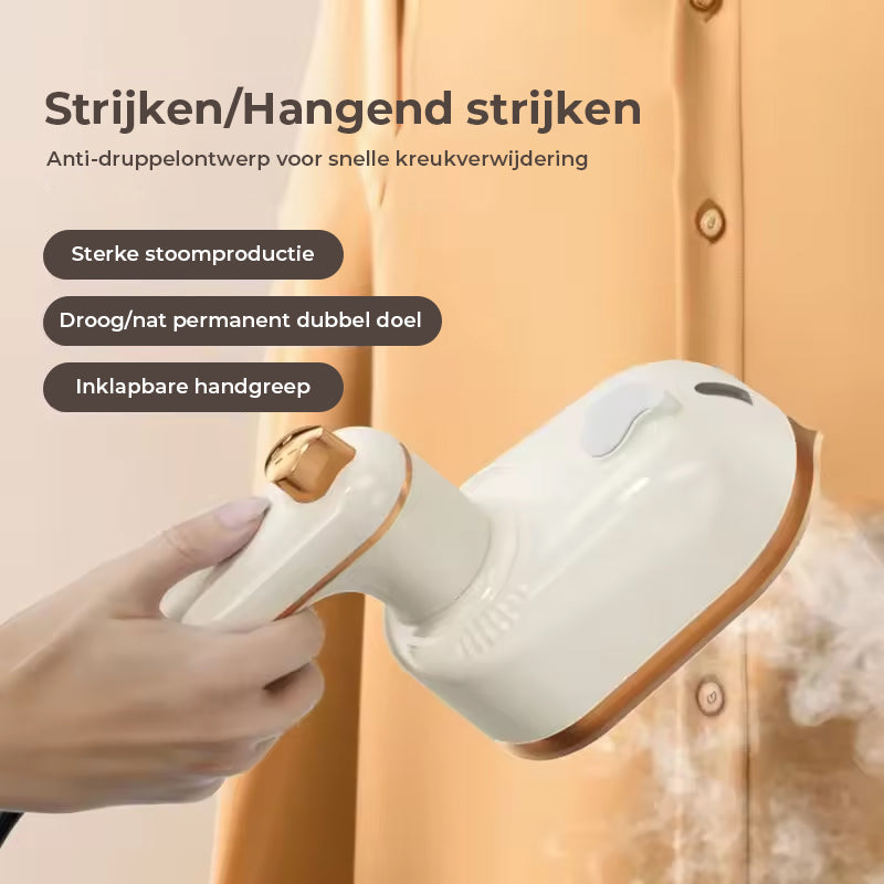 Reisstoomstrijkijzer voor kleding
