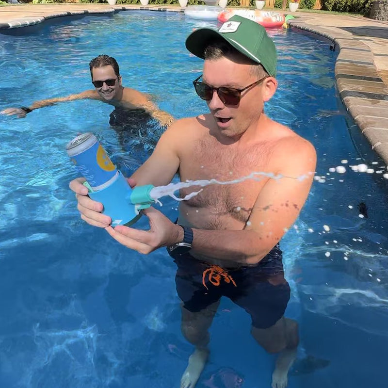 Spannend shotgun roulette twist-and-pass drinkspel