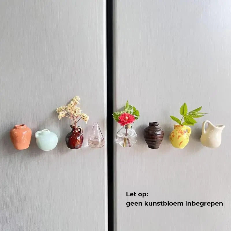 Magnetische Vaasje Koelkaststickers