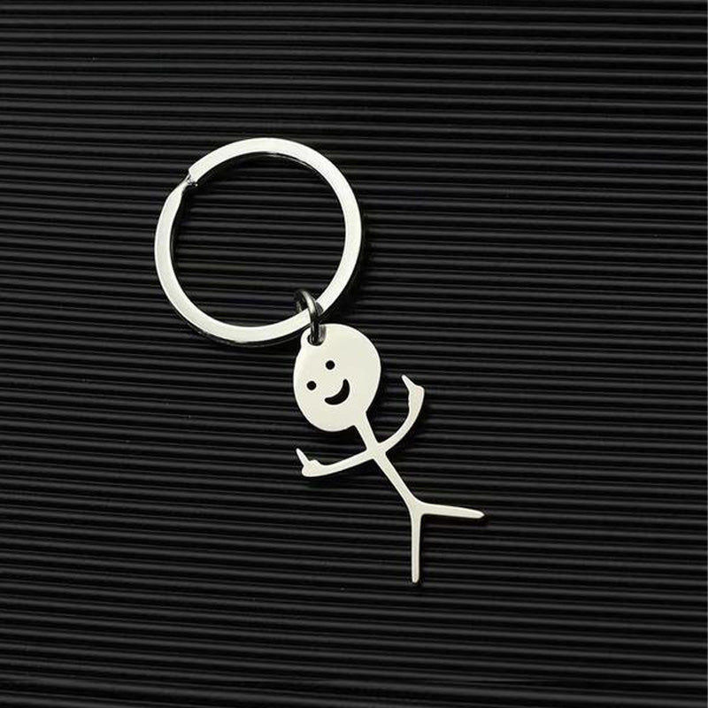 Grappige Doodle Sleutelhanger