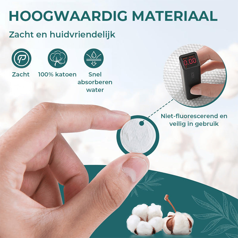 Gecomprimeerde handdoektabletten