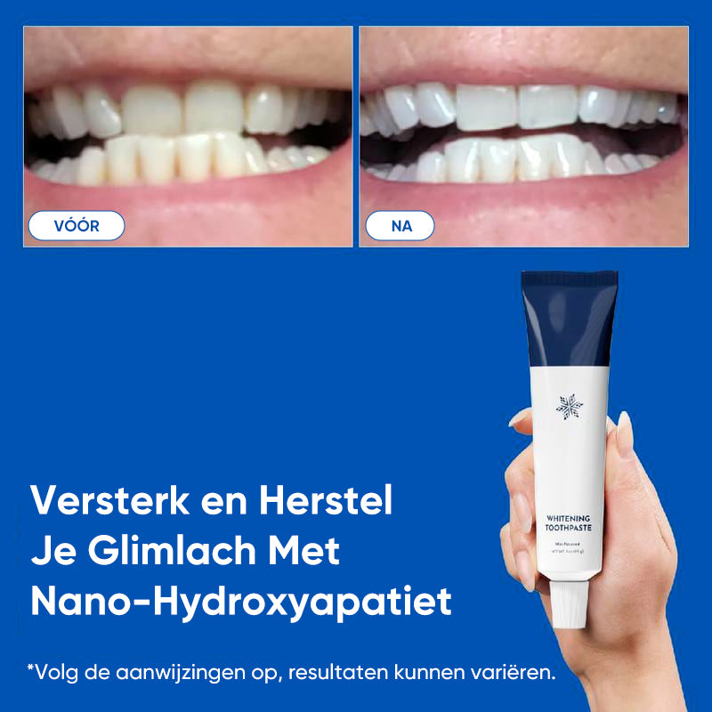 Nano Hydroxyapatiet & Kokosolie Tandenblekende Tandpasta