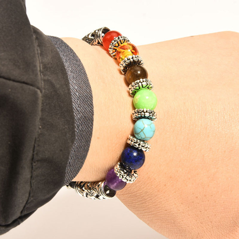 Bracelet Cristal Sept Couleurs