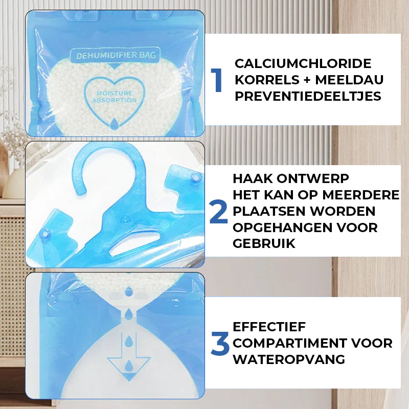 Ontvochtigingszak Droogmiddel
