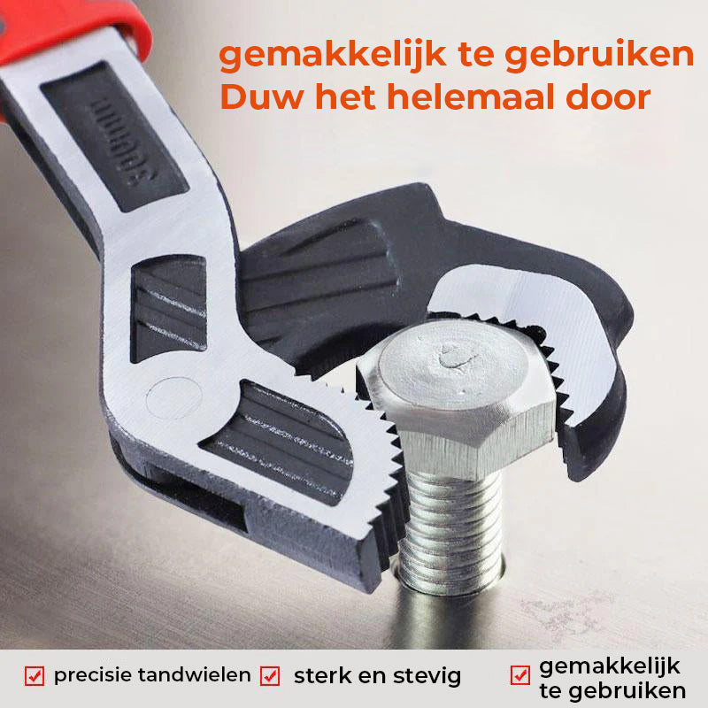 Multifunctionele zelfvergrendelende verstelbare sleutel