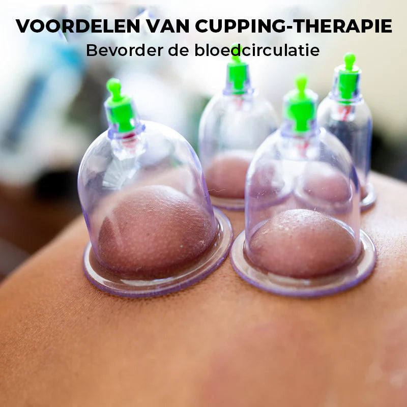 Cuppingset voor massagetherapie