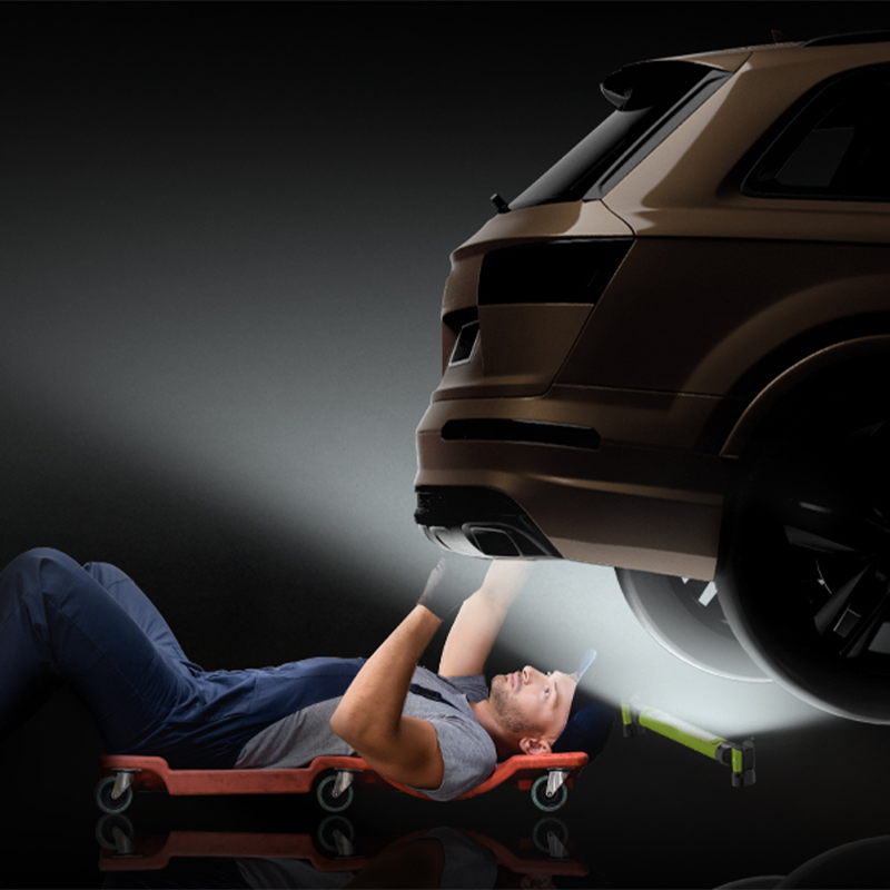 5200mAh oplaadbare werklamp voor onder de motorkap met magnetische voet & ophanghaken