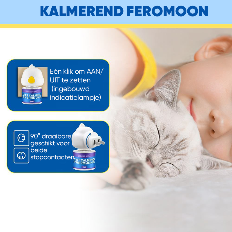 Kalmerende feromonenverspreiderset voor huisdieren (versies voor katten en honden)