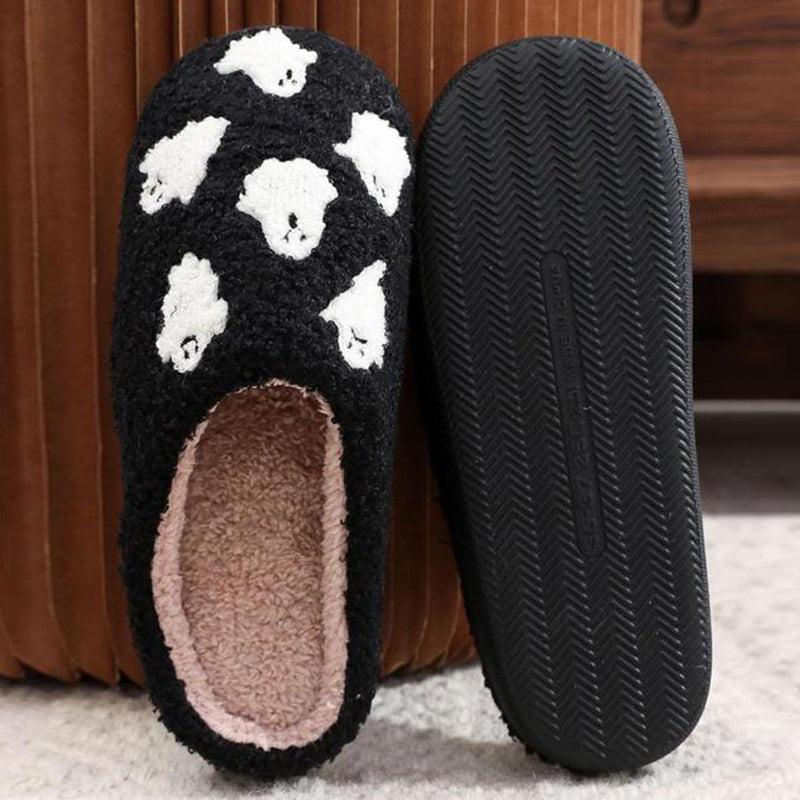 Halloween spook pluche pantoffels