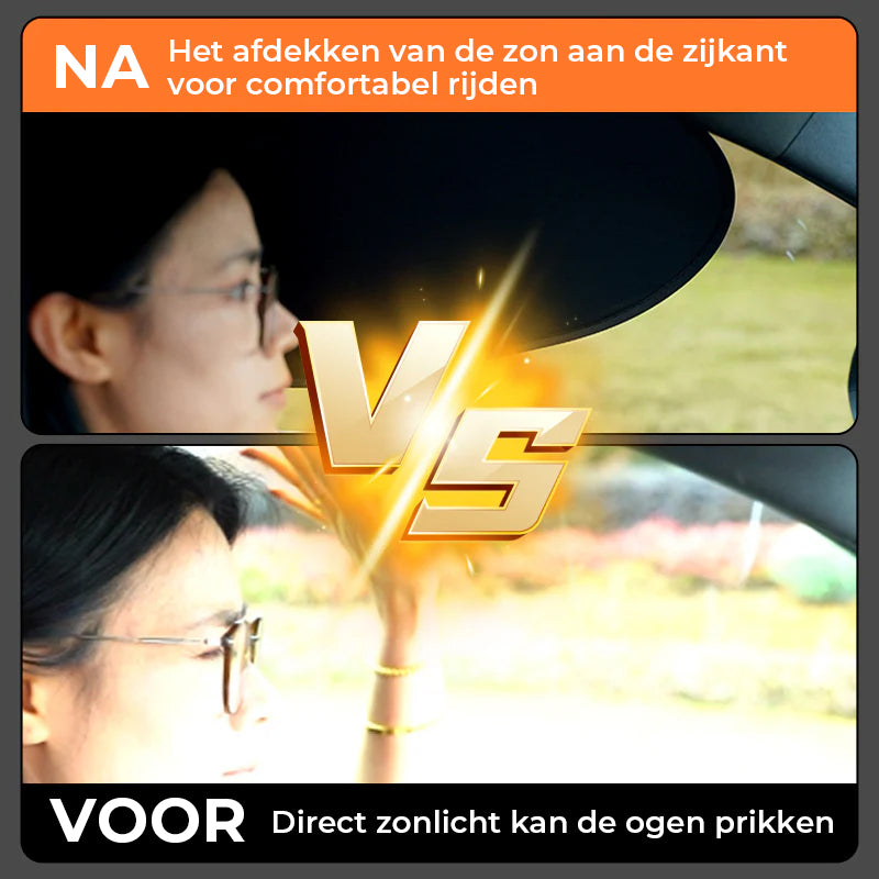 Auto zijruit zonneklep【Set van 4 stuks】