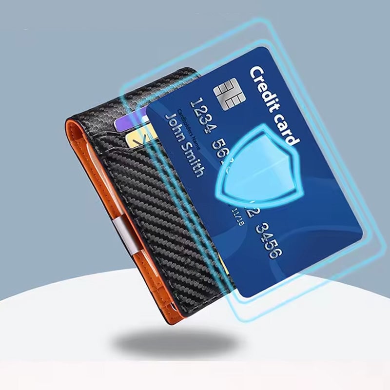 Slanke herenportemonnee met RFID-blokkering