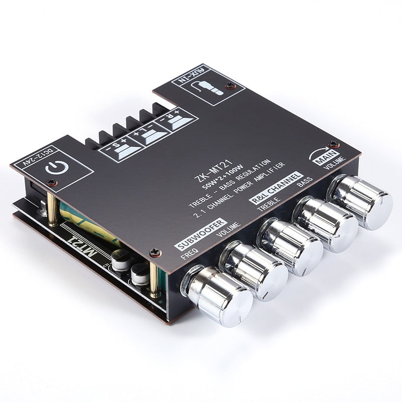 2.1-kanaals audio-ontvanger-versterkermodule