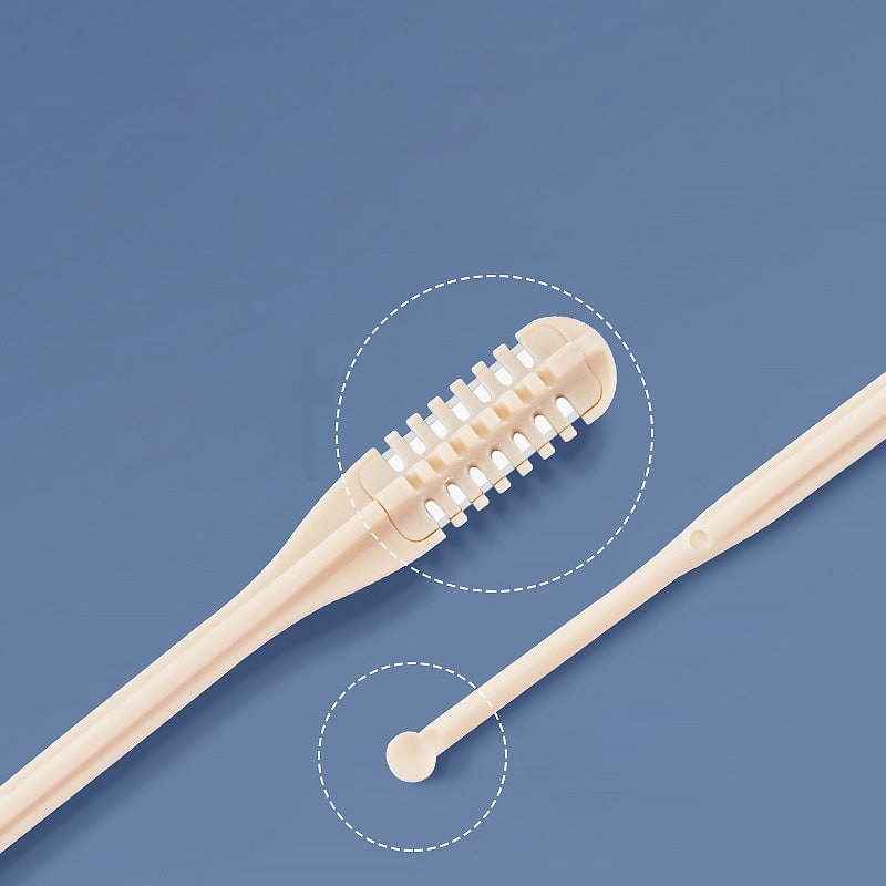 Draagbare 360° roterende neushaartrimmer met oorlepel