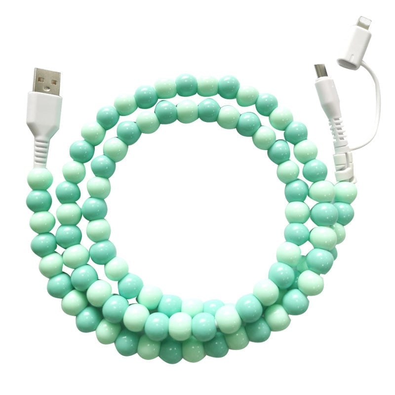 Creatieve kralen 2-in-1 datakabel