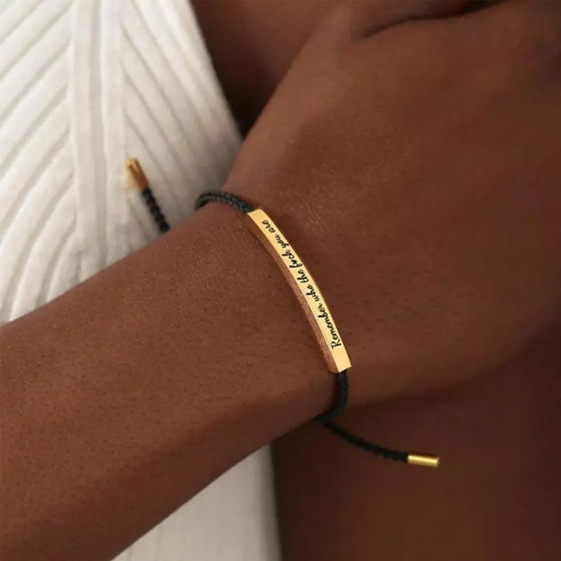 Gevlochten Verstelbare Inspire Armband