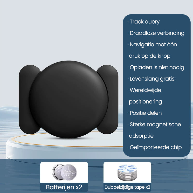 GPS-tracker met weerbestendige magnetische behuizing