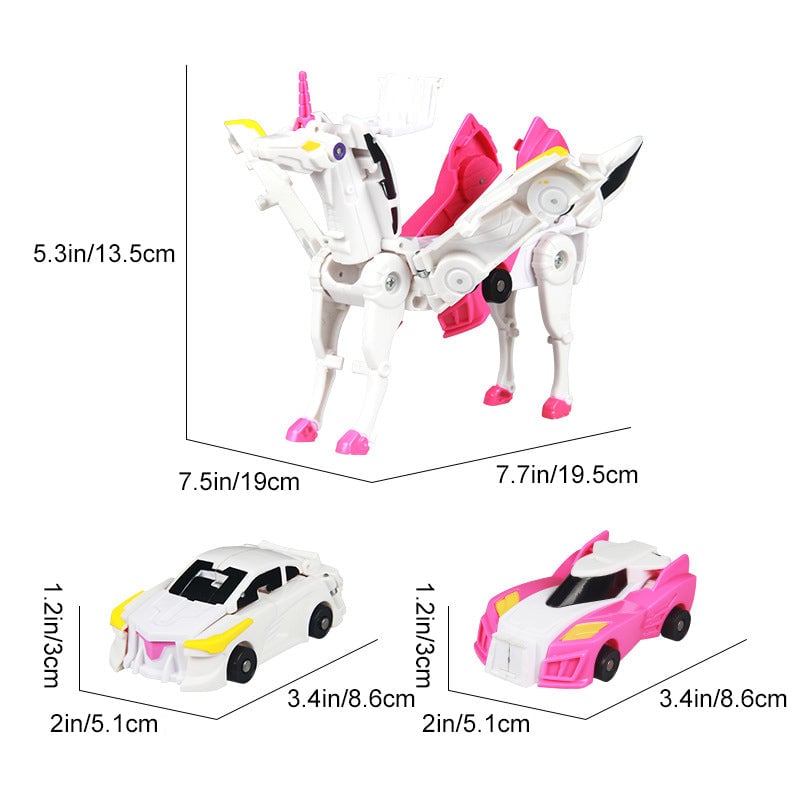 Voiture licorne déformée Jouets