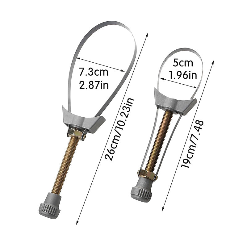 Auto Diameter Verstelbare Oliefilter Verwijderingsband Sleutel Gereedschap