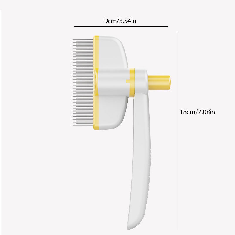 Brosse lissante autonettoyante