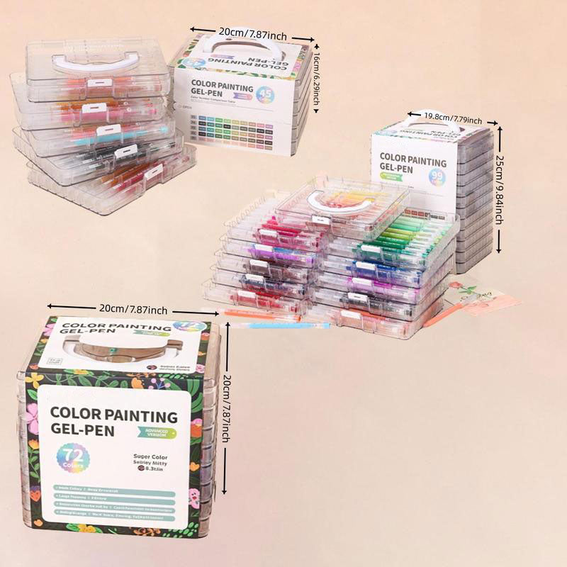 Lot de 45/72/99 Stylos Gel