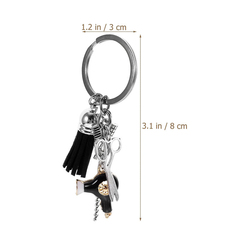 Porte-clés cadeau pour coiffeur