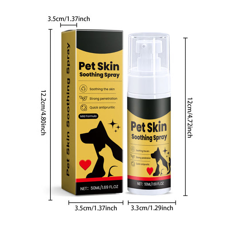 Spray voor de behandeling van de huid van huisdieren