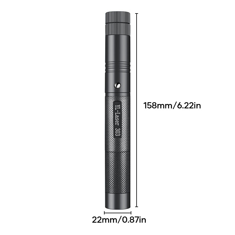 Lampe de poche/pointeur laser rechargeable longue portée