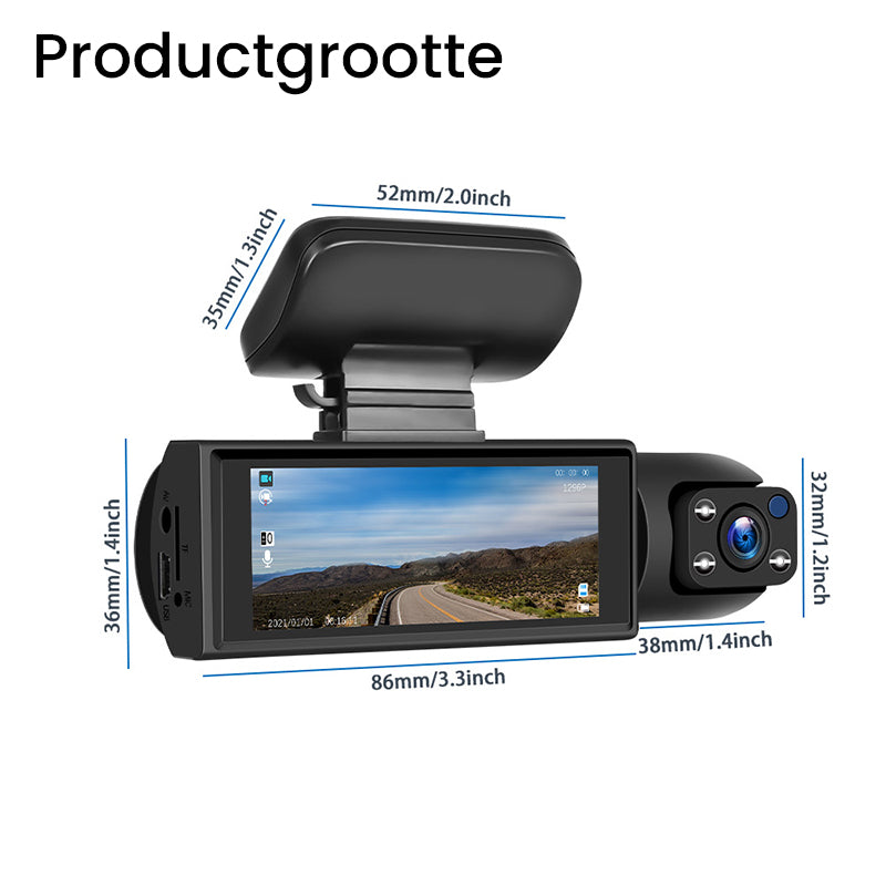 Dashcam voor en achter