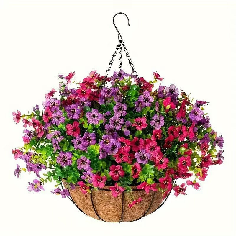 Kunstmatige hangbloemen voor buiten