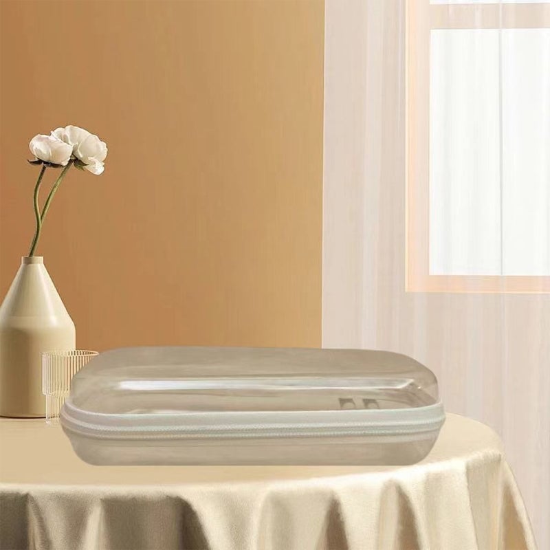 Sac de rangement transparent à fermeture éclair pour vêtements