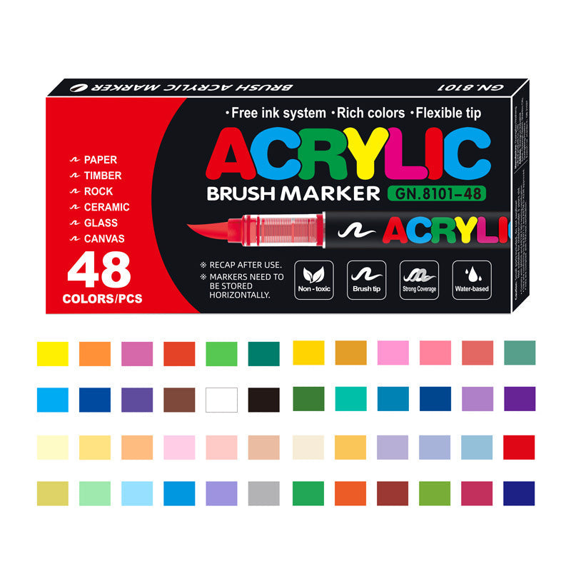 Marqueur acrylique liquide droit
