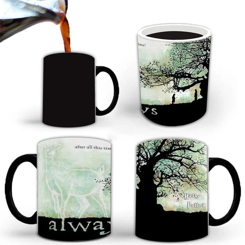 Tasse à couleurs changeantes