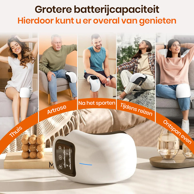 3-in-1 draadloze kniemassager