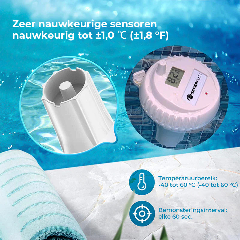 Draadloze zwembadthermometer