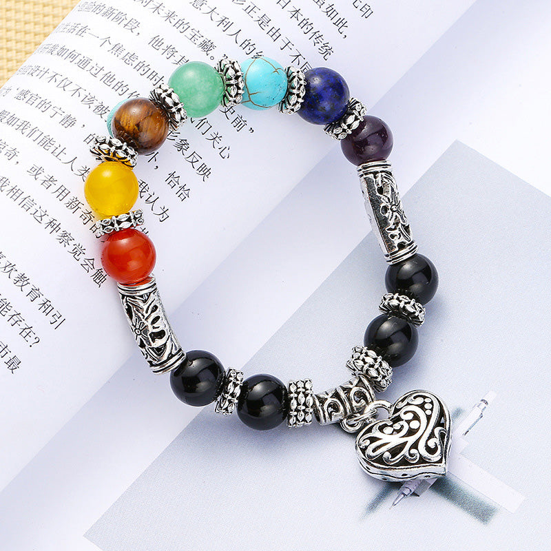 Bracelet Cristal Sept Couleurs