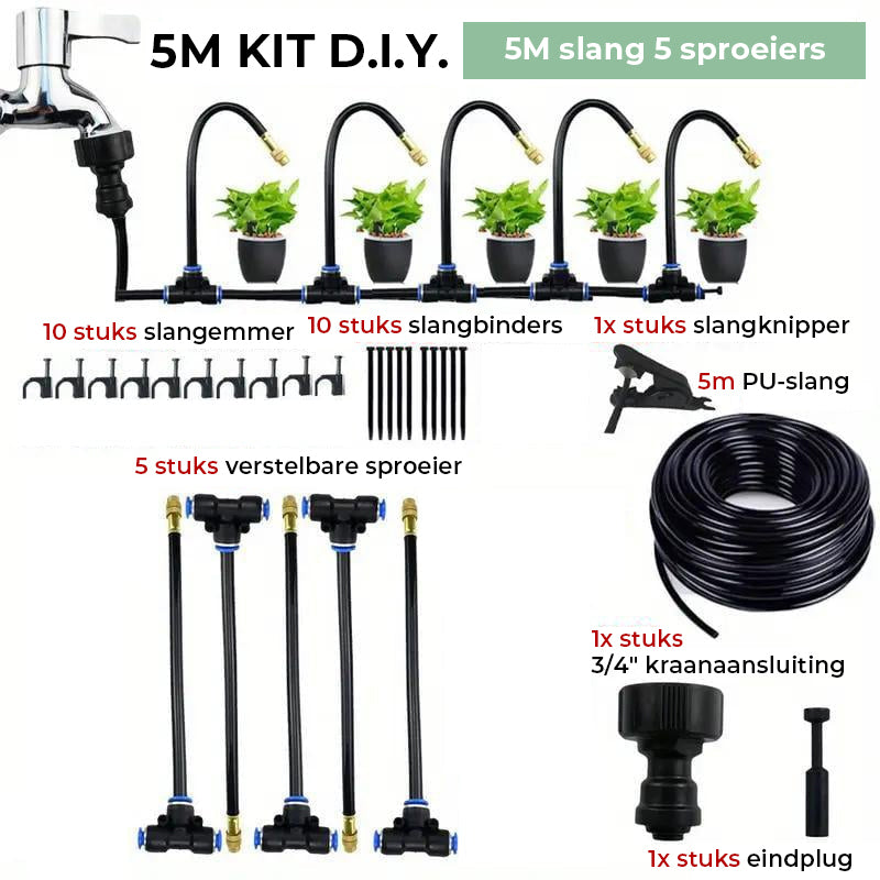 Tuin druppelirrigatieset