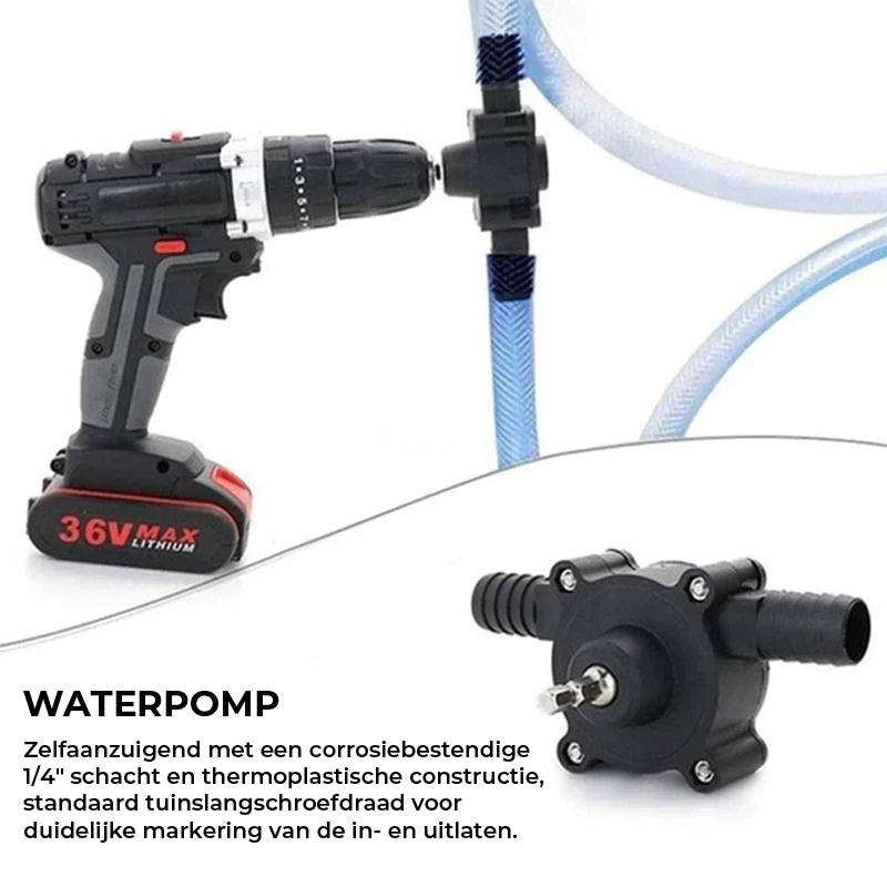 Handmatige elektrische boor-aangedreven zelfaanzuigende wateroverdrachtspomp