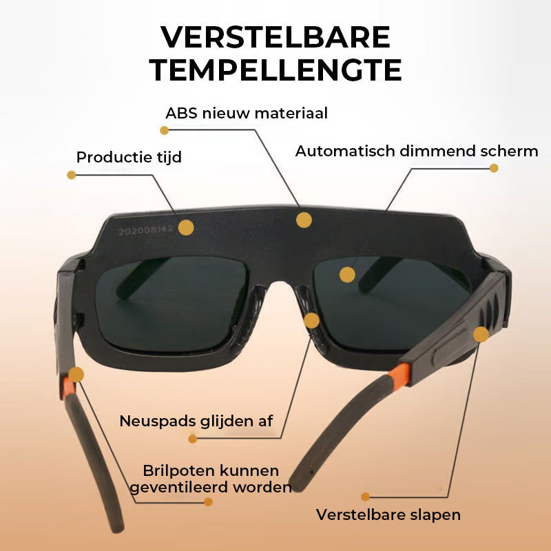 Automatisch lasbrillen verduisterend