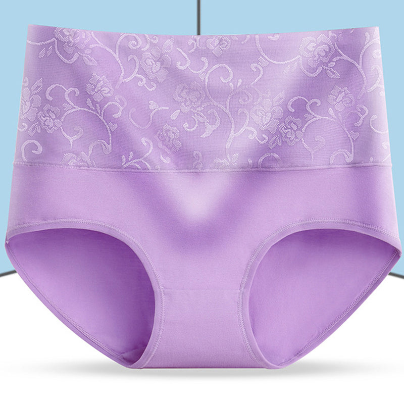 Culotte taille haute en jacquard