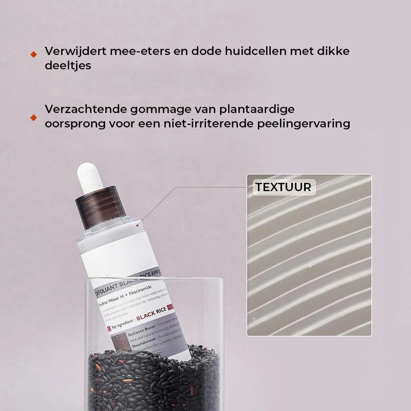 Gloeiende rijstampul set van twee - Serums voor verheldering, exfoliatie en hydratatie