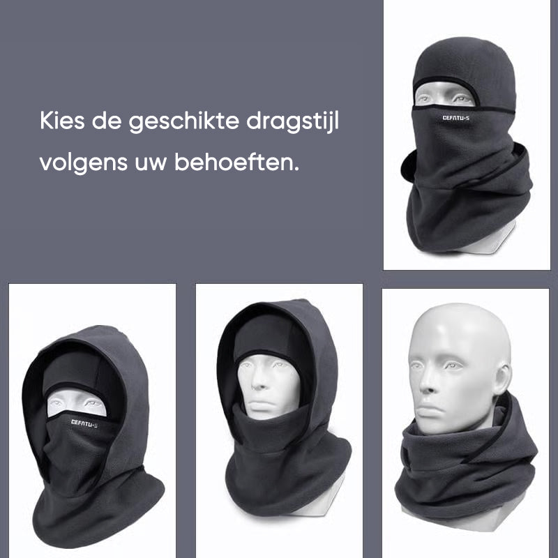 De alles-in-één nekwarmer en fietsmasker