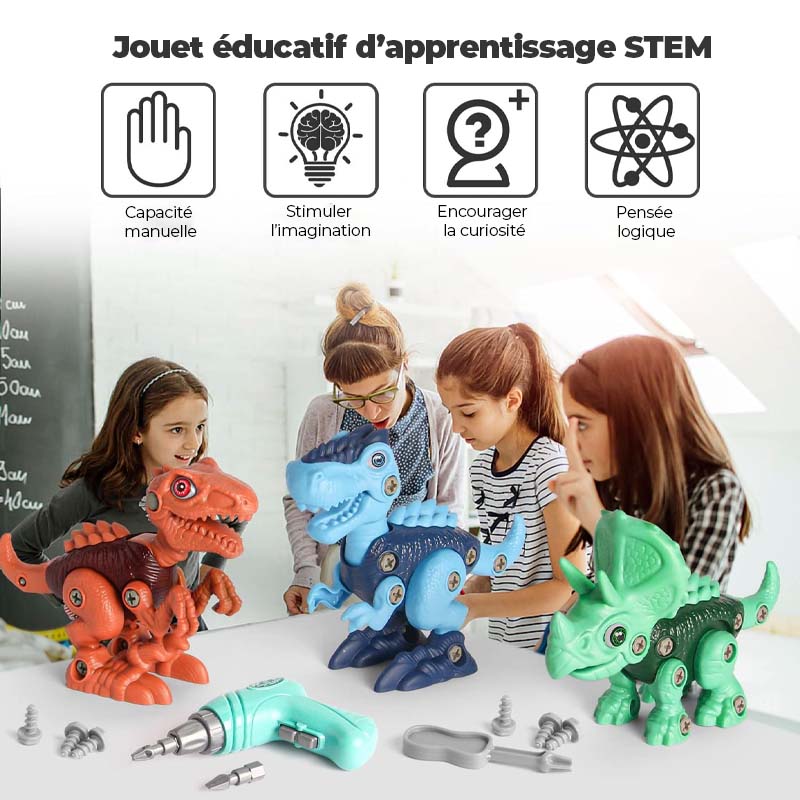 Jouets de construction de dinosaures pour enfants